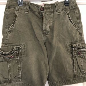 Hollister army green shorts size 30